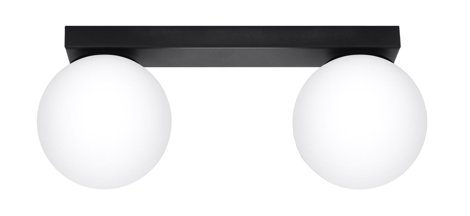 Sollux Lighting Yoli lampa podsufitowa 2x12W czarna/biała SL.1152