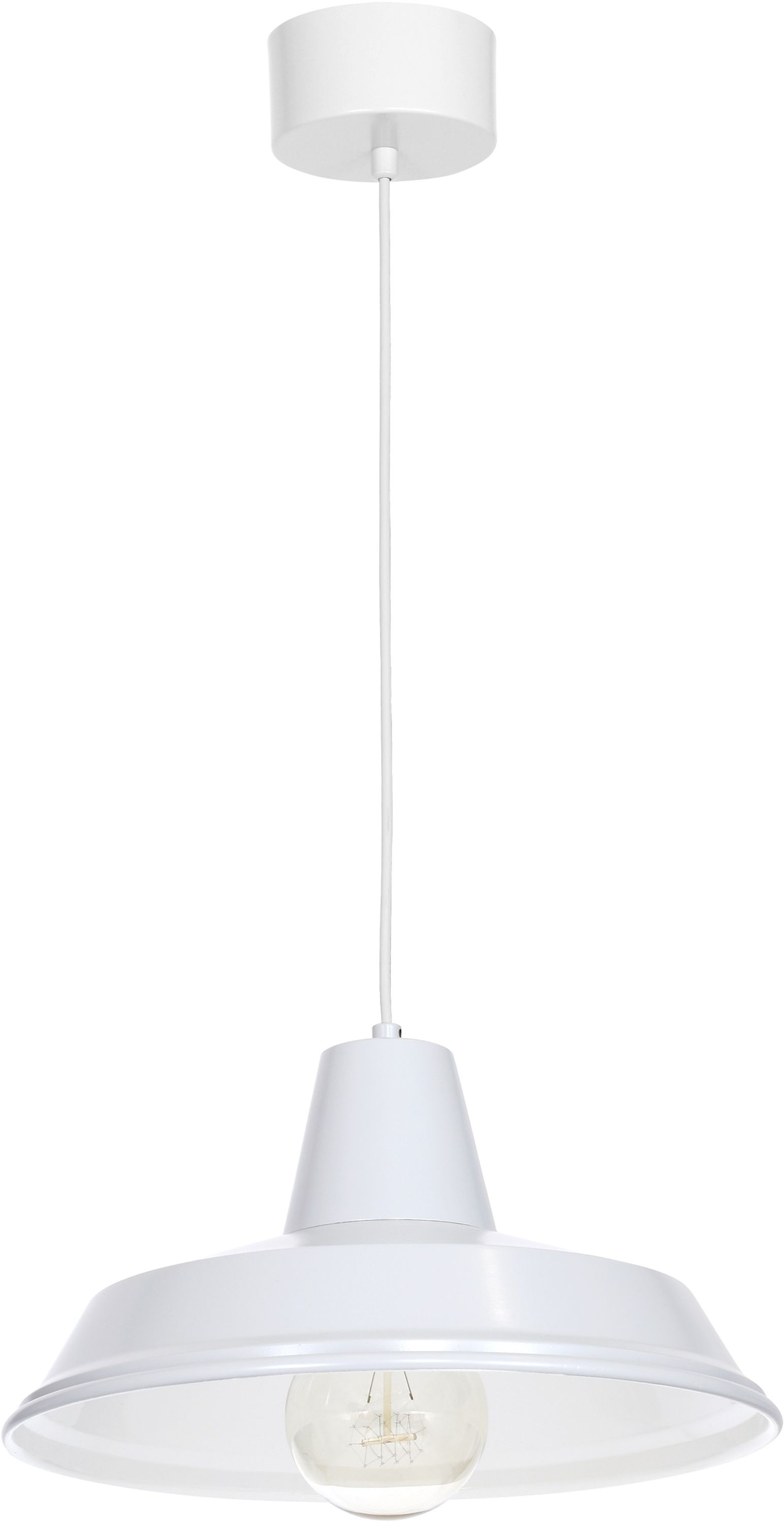 Luminex Class lampa wisząca 1x60W biała 4044