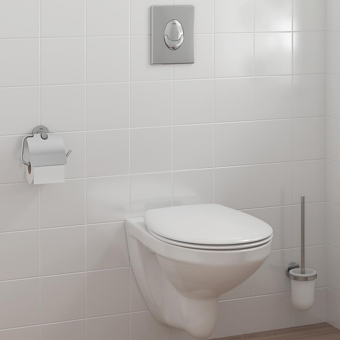 Grohe Essentials zestaw akcesoriów 3w1 StarLight Chrome 40407001 - Wysyłka w 24h