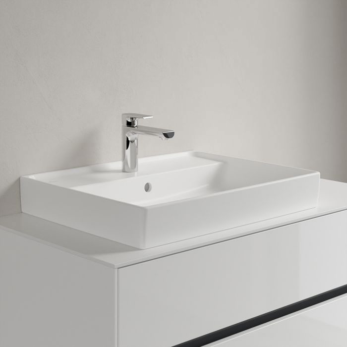Villeroy & Boch Collaro umywalka 60x47 cm prostokątna CeramicPlus Stone White 4A336GRW