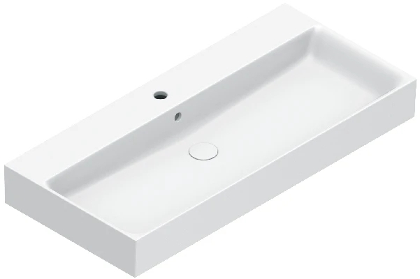 Catalano New Premium umywalka 100x47 cm prostokątna ścienna-meblowa biała 0221001001