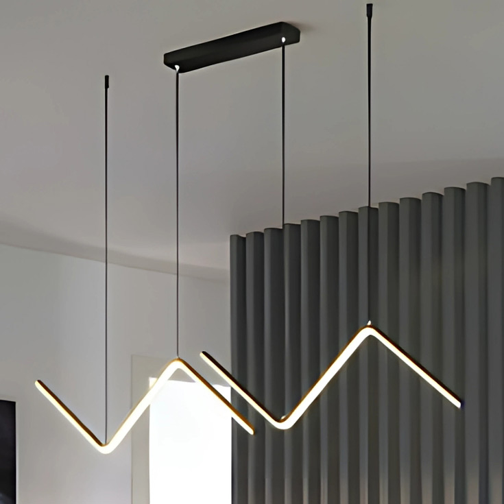 Abigali MontBlanc lampa wisząca 2x26 W czarna LWMB-90CM