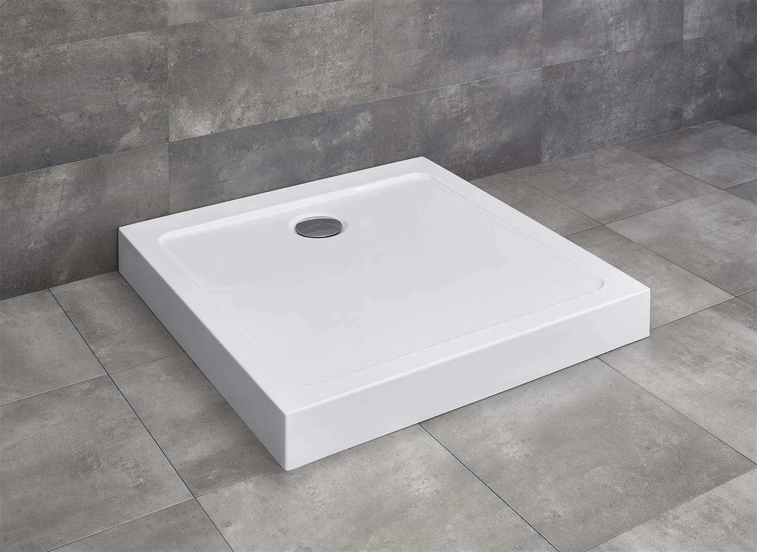 Radaway Doros C Compact brodzik 100x100 cm kwadratowy biały SDRC1010-05