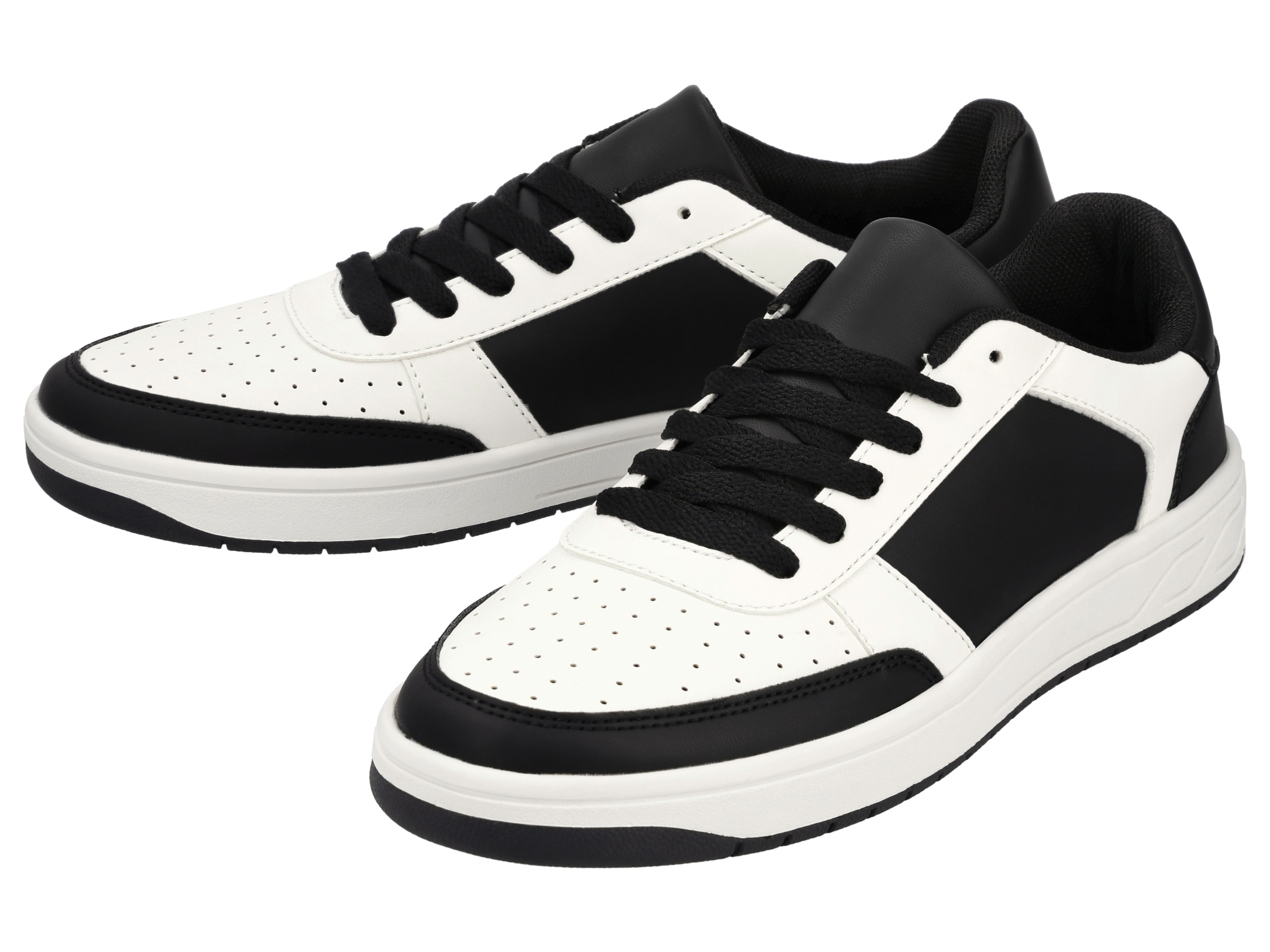 Esmara Buty sneakersy damskie Czarny/biały, 39