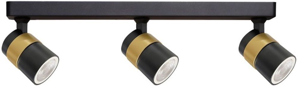 Darmowa Dostawa - Lampa podsufitowa 3x50 W czarna Light Prestige Anillo LP7703WBK