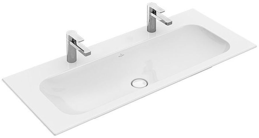 Darmowa Dostawa - Umywalka 120x50 cm prostokątna meblowa biała Villeroy & Boch Finion 4164C1R1