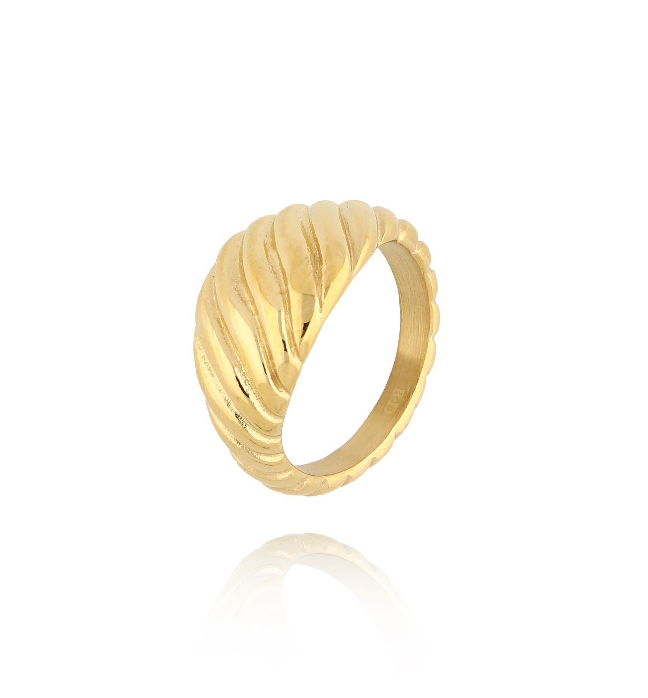 Pierścionek złoty skręcany Twist PSA0692