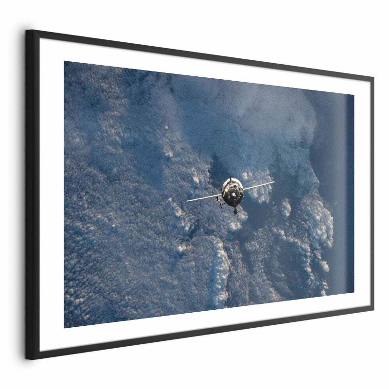 Plakat Artgeist Błękitna planeta 90x60 cm z ramą czarną 1 szt