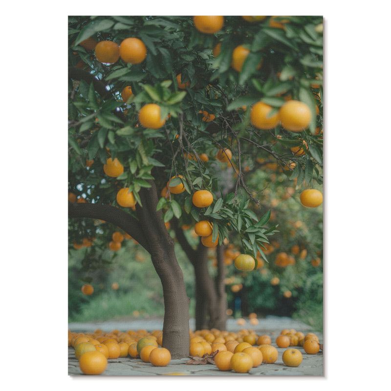 Plakat na Ścianę Tulup 59,4,x84 cm (A1) Pomarańczowy sad Do kuchni, salonu, biura 1 szt.