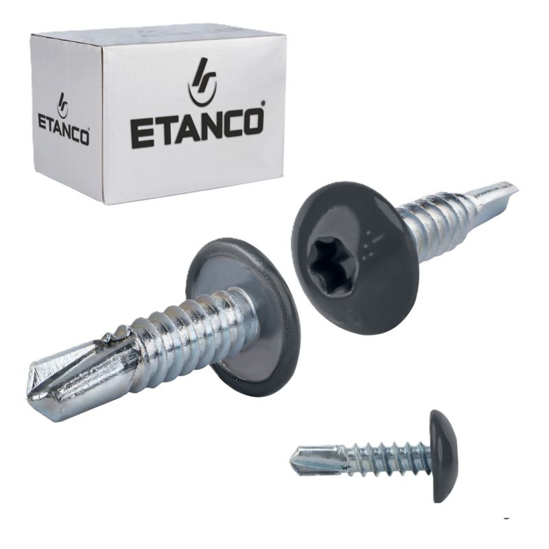 Wkręty samowiercące do metalu Etanco GT3 PH 4,8x19 mm RAL 7016 500szt