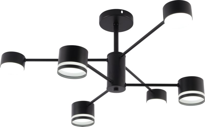 Lampa wisząca Vargo czarna 6xGX53x15W IP20 wym:30x78x78cm - 1 szt.