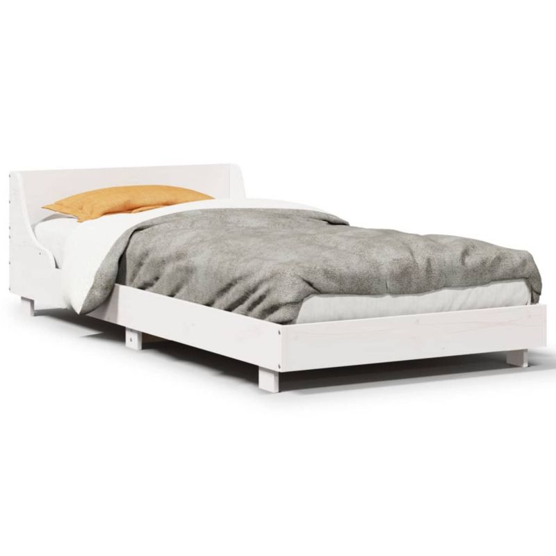 Łóżko drewniane WaszeMeble 75x190 cm biała WM-850753 1 szt.