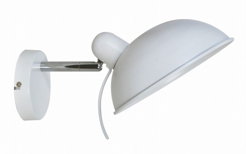 Kinkiet ścienny Candellux Durio biały 1 x E14 x 40W IP20 wym: 14 x 21 x 30 cm - 1 szt.