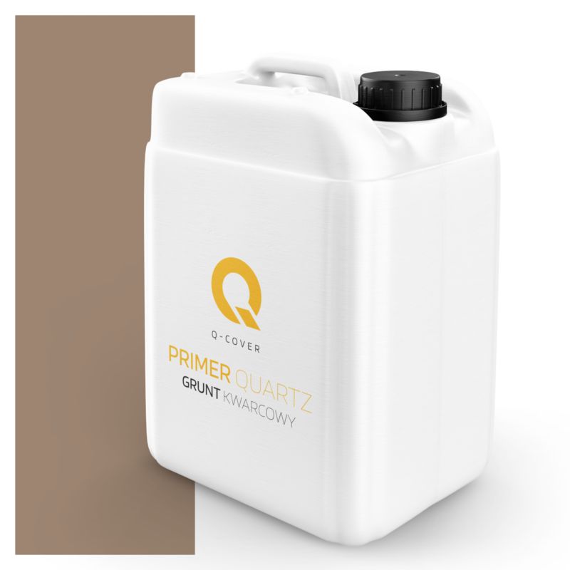 Grunt Kwarcowy pod Tynk Silikonowy Q-Cover Orzechowy F535 7.5KG