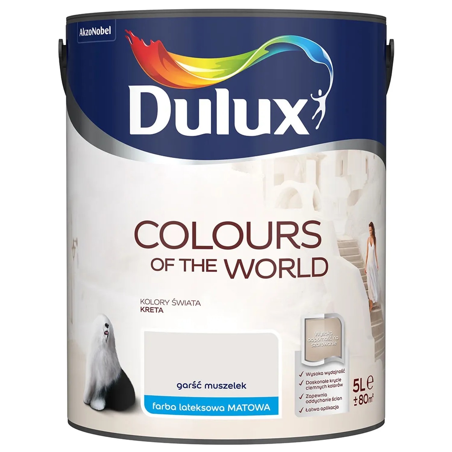 Farba Dulux Kolory Świata garść muszelek 5 l