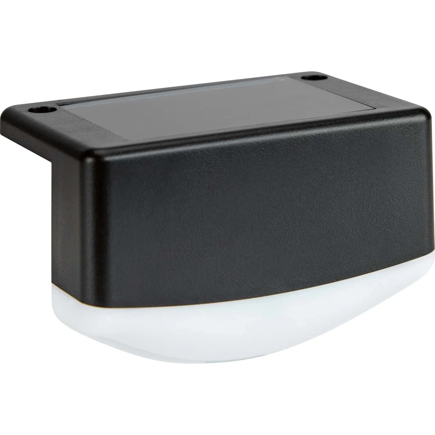 Kinkiet solarny ogrodzeniowy 2xLED IP44 czarny 4 szt.