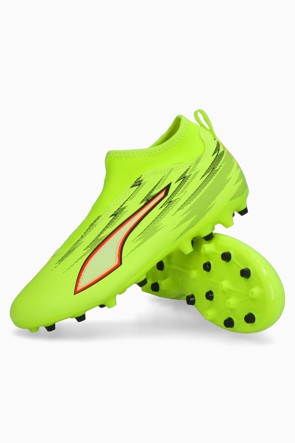 Korki Puma Ultra 6 Match+ LL MG Junior - Żółty