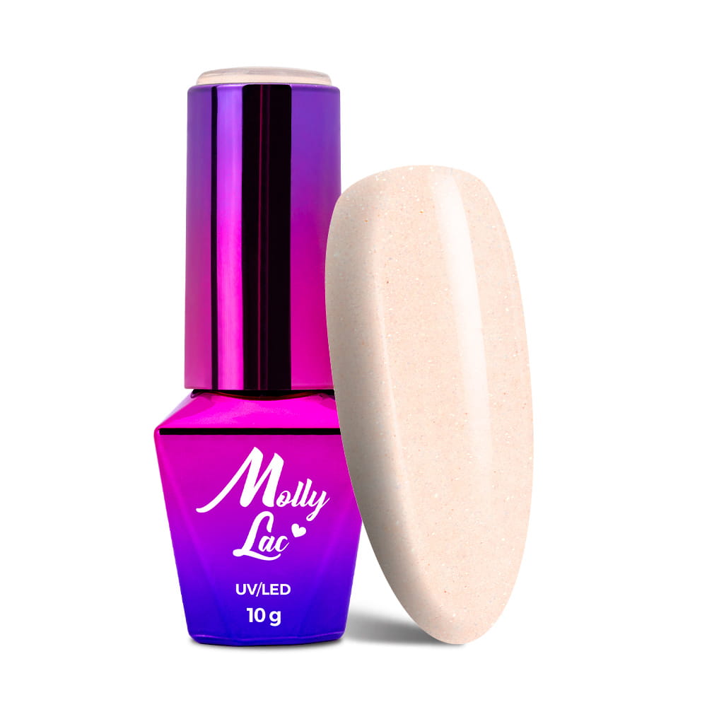 Lakier hybrydowy LED/UV Gel Polish MollyLac BonBons Nr 453 Peach of Cake 10 g