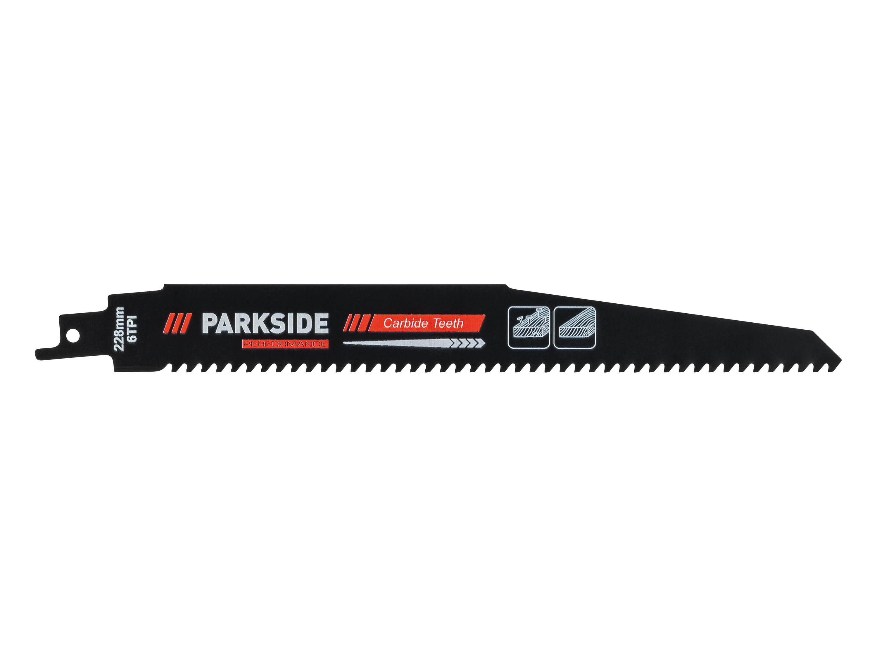 Parkside Performance Brzeszczot do piły szablastej 228 mm do drewna z gwoździami