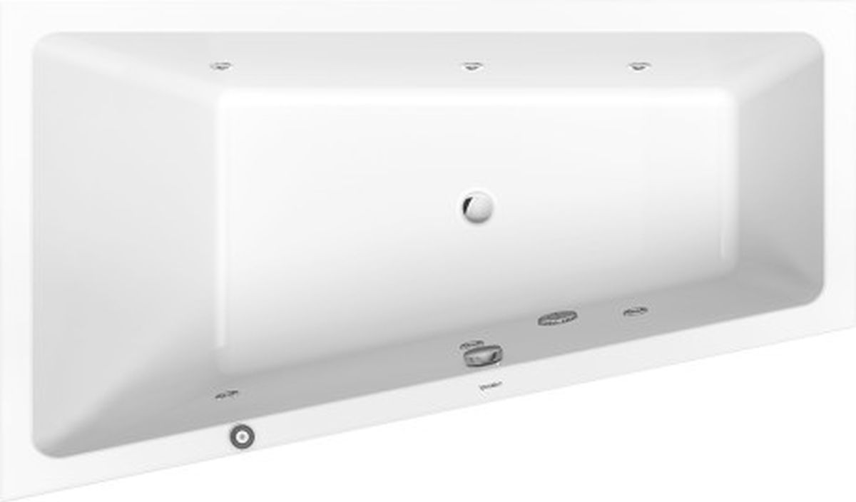 Darmowa Dostawa - Wanna z hydromasażem 170x100 cm narożna asymetryczna Duravit No. 1 760508000JP1000