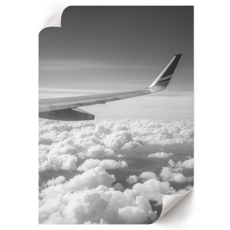 Plakat Do Kuchni ArtPrintCave 29,7x42 cm Lot w chmurach Soft Structure 1 szt.