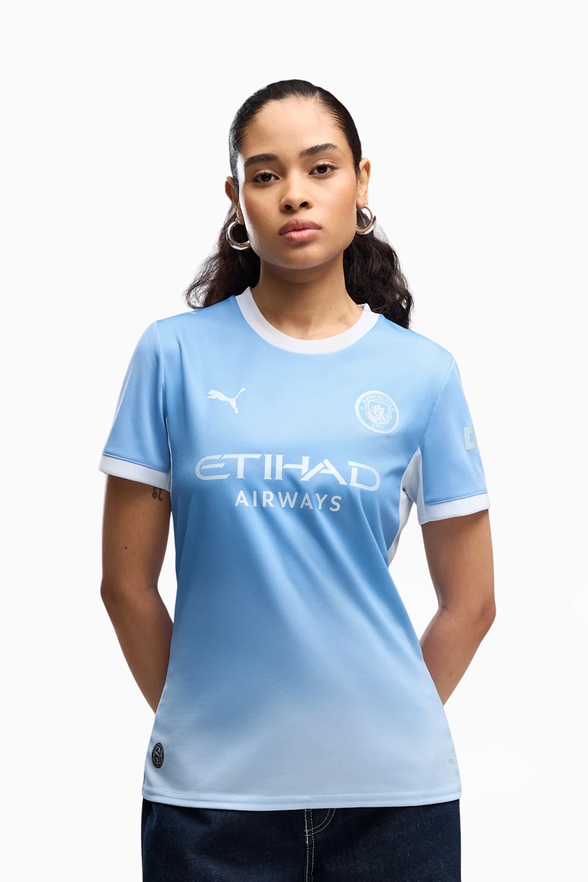 Koszulka Puma Manchester City 26/27 Domowa Replica Damska - Błękitny