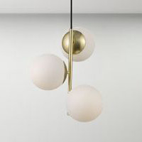 Nordlux Lilly lampa wisząca 3x40 W biała-złota 48603035