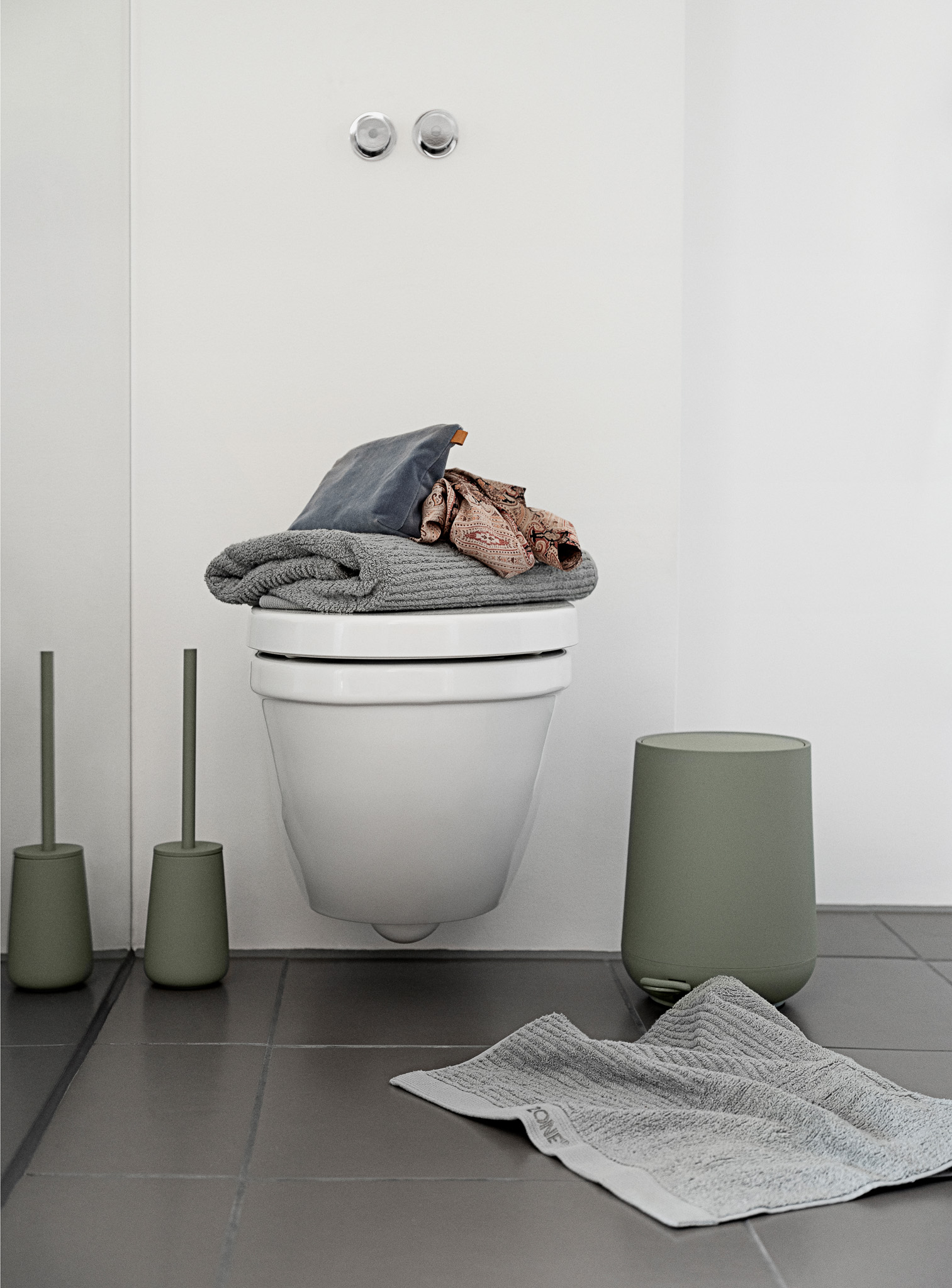 Zone Denmark Classic ręcznik 100x50 cm bawełniany zielony 15360