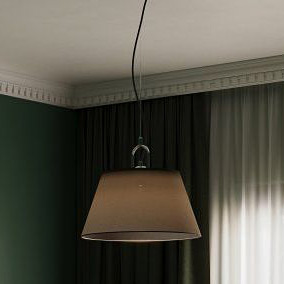 GTV Kasel lampa wisząca 1x40 W kremowa OS-KAS-05-DEC