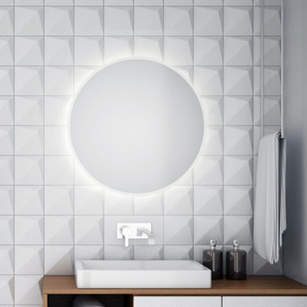 Dubiel Vitrum Senso lustro okrągłe 70 cm z oświetleniem LED - Wysyłka w 24h