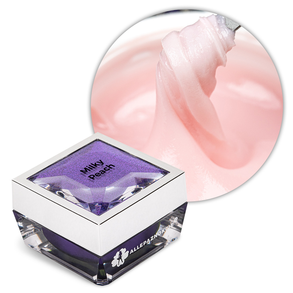 Acrylgel akrylożel budujący Allepaznokcie HEMA/Di-HEMA Free Milky Peach 30g