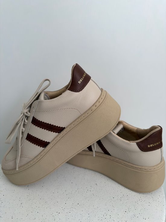 Sneakers SN41 - 14 Beż / Brąz