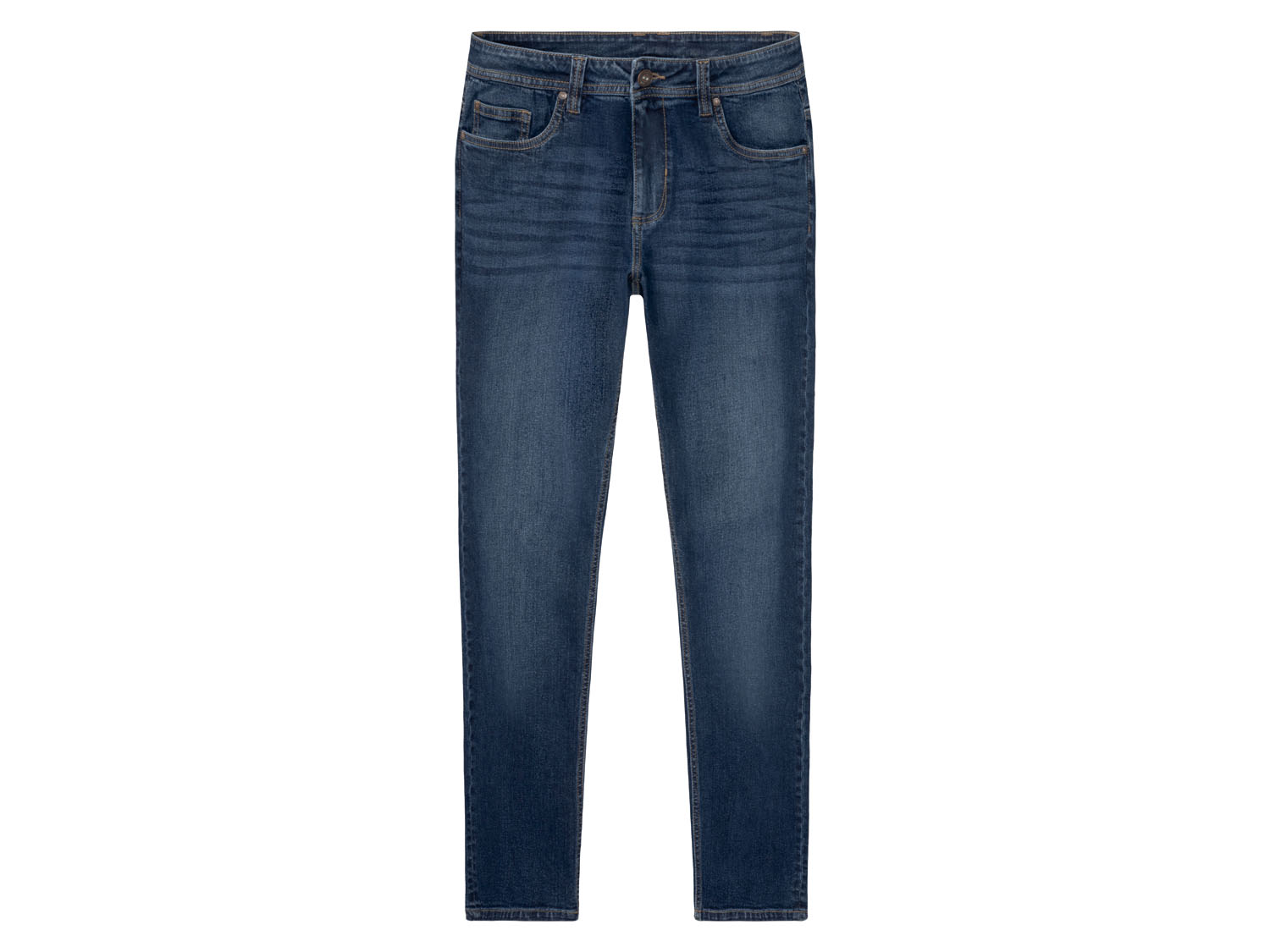 Livergy Jeansy męskie Slim Fit z bawełną, 1 para Ciemnoniebieski, 46 30/32