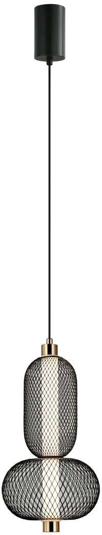 Darmowa Dostawa - Lampa wisząca 1x10 W czarna Italux Marco PND842832BK