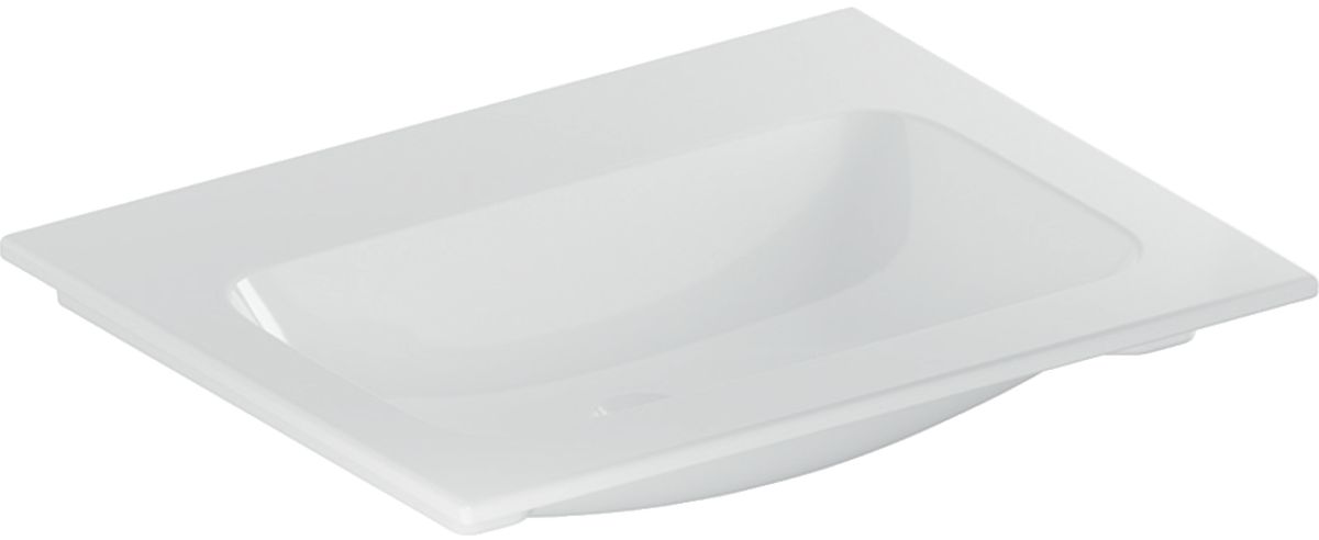 Darmowa Dostawa - Umywalka 60x48 cm prostokątna meblowa biała Geberit iCon 501843004