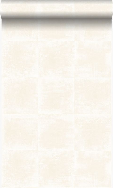Tapeta Origin Wallcoverings zwykły białym 53 cm x 10.05 m - 1 rol.