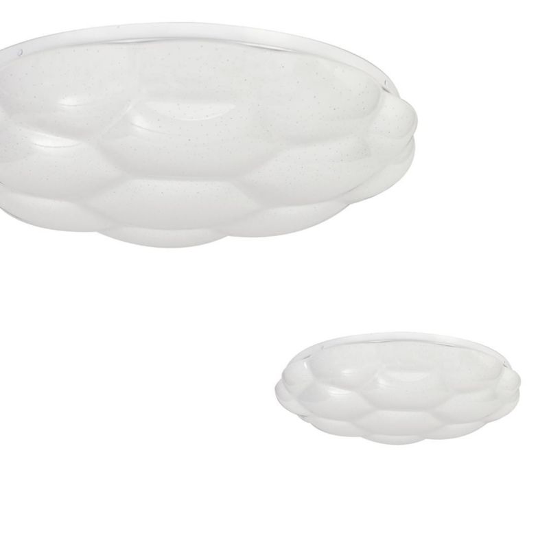 Plafon sufitowy nowoczesny Milagro Cloud biały LED 40W 3000K-6000K 2800lm IP20 wym: 8 x 48 x 48 cm tworzywo sztuczne - 1 szt.