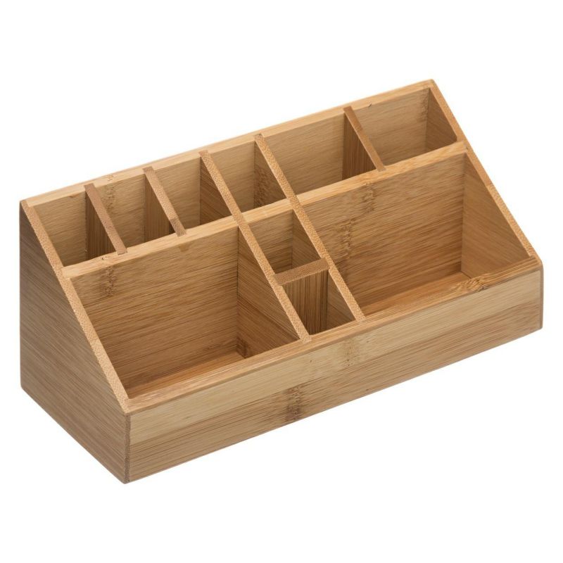 Organizer kosmetyczny z 10 przegródkami 5Five Simply Smart brązowy 23 cm 1 szt.