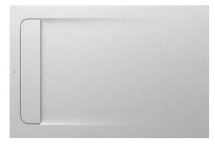 Brodzik prostokątny Roca Aquos Stonex biały 120x80 cm z odpływem liniowym 1 szt.
