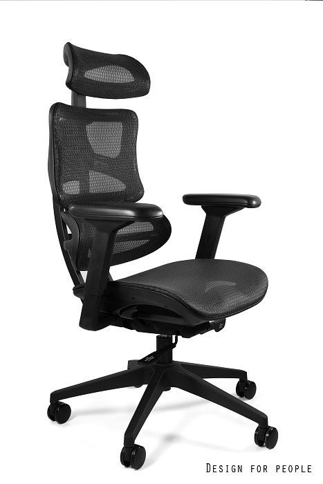 Fotel biurowy Unique ERGOTECH czarny 1 szt.