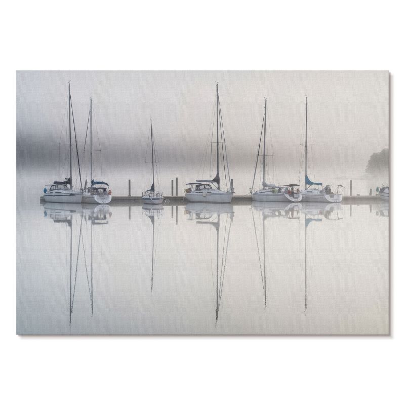 Obraz Plakat Canvas Tulup 42x29,7 cm (A3) Jachty na wodzie Do sypialni, salonu, biura 1 szt.