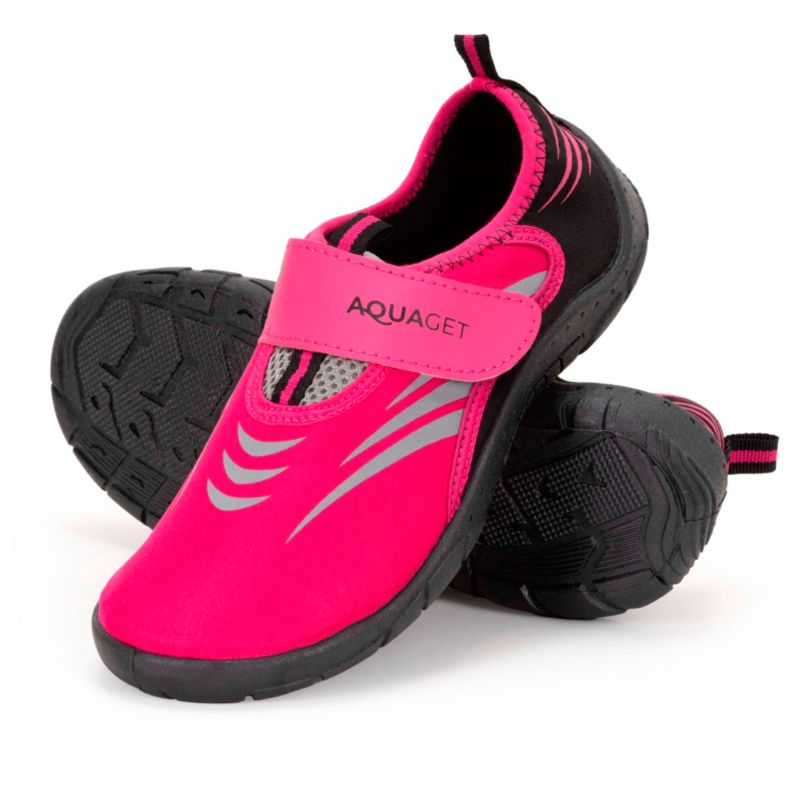 Buty do wody Aquaget plażowe szybkoschnące na kajak jeżowce, kamienie rozm. 40 damskie różowe 1 kpl.