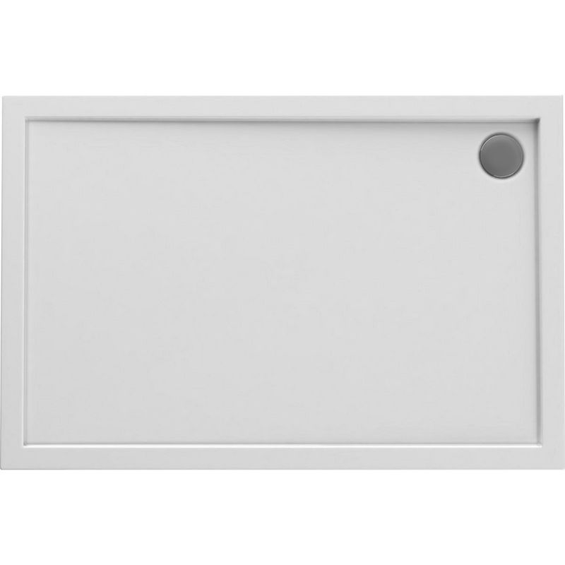 Brodzik prostokątny Oltens Superior 140x90 cm biały połysk wzmacniany laminatem żywicznym 1 szt.