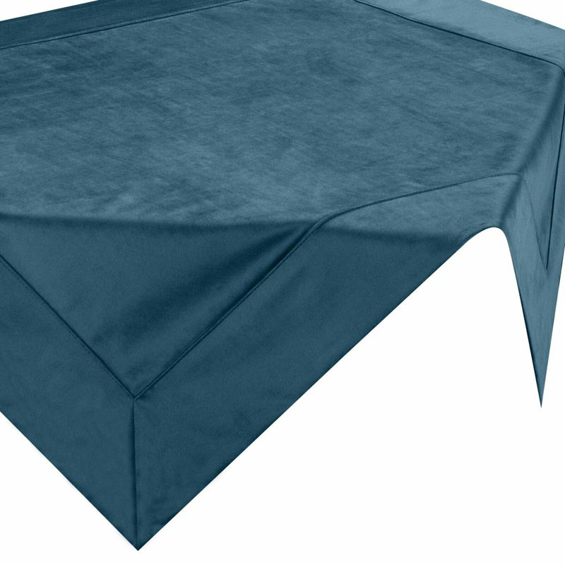 Obrus VELVET Eurofirany 85 x 85 cm granatowy welwetowy z ozdobną listwą 1szt.