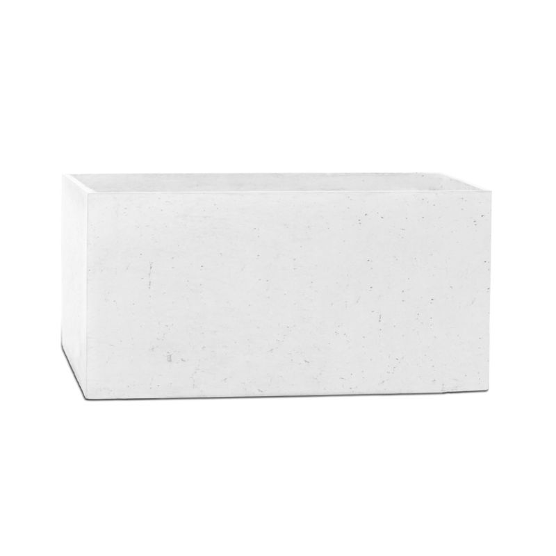 Donica Zadora Betonowa Zewnętrzna BOX XL 90x45x45 biały 1 szt