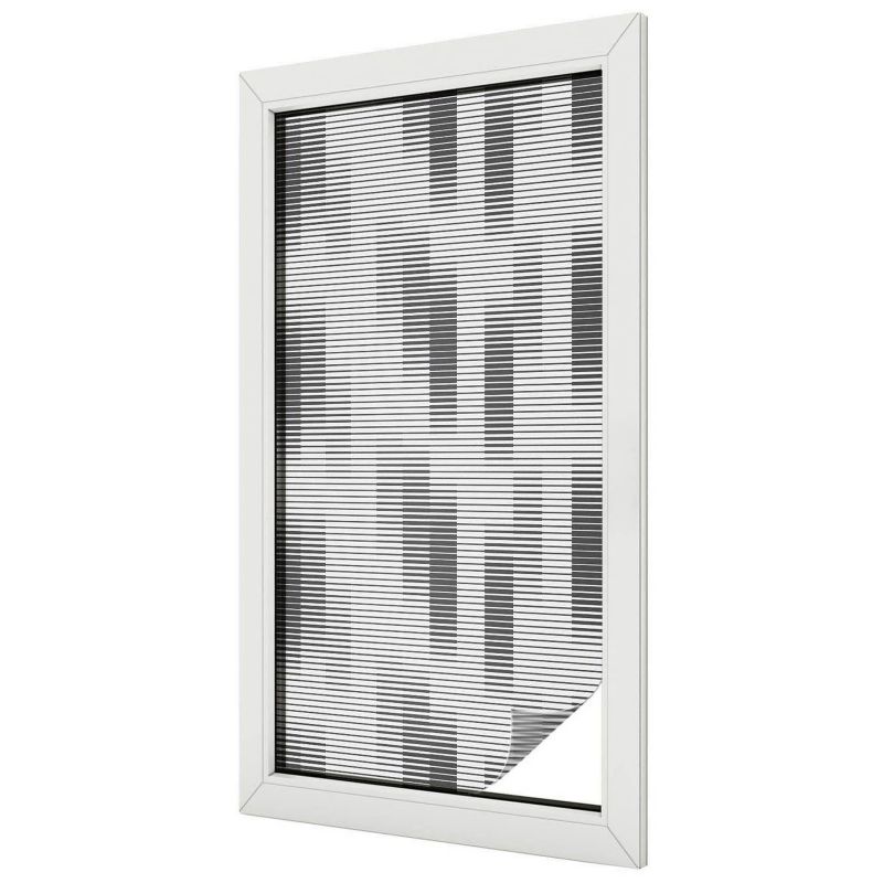 Folia Chroniąca Prywatność Mrożona Wallfluent 50x100 cm Witrażowa Naklejka Na Szybę Graficzna siatka 1 rol.