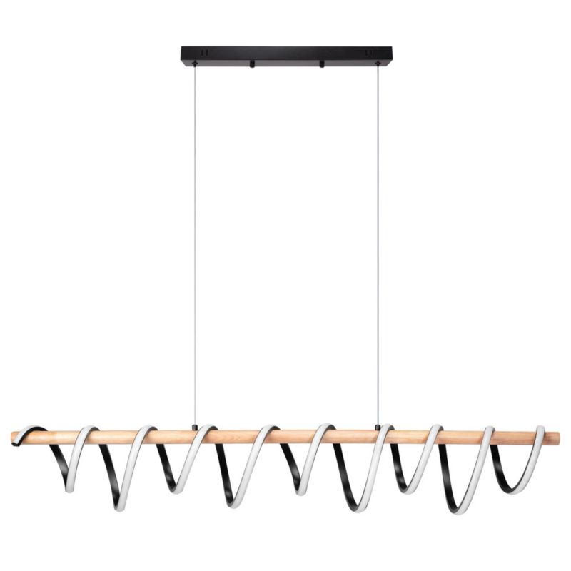 Lampa Sufitowa Wisząca Toolight Led App1288-Cp Czarny
