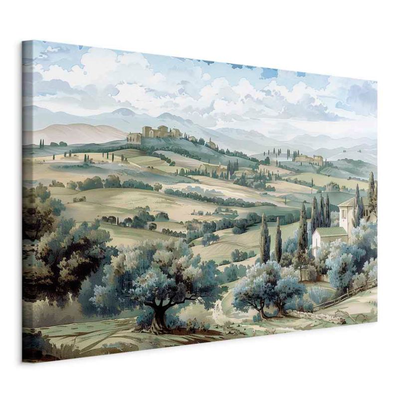 Obraz Artgeist Pejzaż toskański 90 x 60 cm płótno włoskie 1 szt
