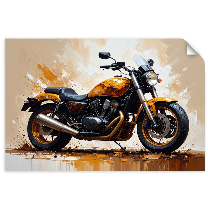 Naklejka samoprzylepna Feeby Motocykl Sportowy 100x70cm 1szt