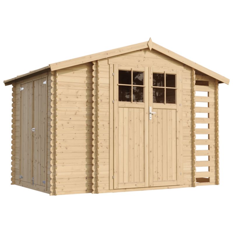Drewniany domek ogrodowy i podłoga Timbela M389FM389G 5.47 m² zamykane drzwi drewno naturalne grubość deski 19 mm 1 szt.